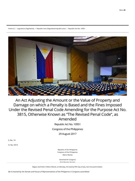 what is public disturbance law in the philippines|Republic Act No. 10951 .